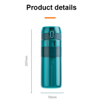 En Gros Bouteille d'Eau Filtrante Portable de 500 ml avec Filtre à Charbon Actif pour le Camping, la Randonnée, la Consommation et les Situations d'Urgence
