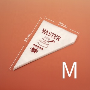 Sacchetti da Pasticceria Usa e Getta Marroni Stampati Senza Punta da 12 Pollici, Confezione da 100, <span class=keywords><strong>per</strong></span> Decorazione Torte e Pasticcini - Product Image 1