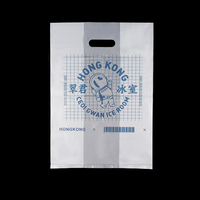 Sacs en plastique personnalisés écologiques avec poignée, imprimés avec des logos, réutilisables, découpés sur mesure