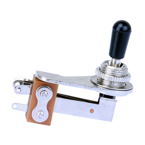 Interruptor de Palanca Tipo <span class=keywords><strong>L</strong></span> de 3 Velocidades para <span class=keywords><strong>Guitarra</strong></span> Eléctrica, Palanca de Cambios con Cabezal Oscilante, 3 Posiciones, Metal, Venta Directa de Fábrica - Product Image 4
