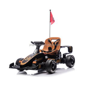 Voiture de course électrique pour enfants, style Formule 1, batterie 12V, aileron aérodynamique, pare-chocs de protection, durable et sûre pour l'extérieur - Product Image 5