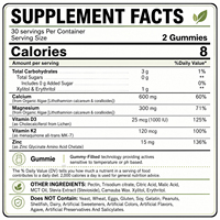 VitaHall OEM Marque Privée Gummies Calcium Magnésium Zinc avec Vitamine D3 – Compléments de Calcium et de Magnésium en Gummies