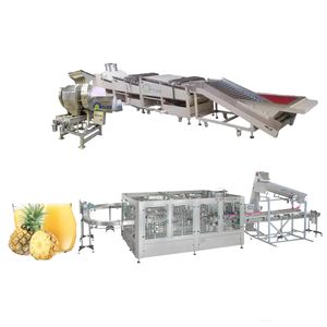 Ligne complète <span class=keywords><strong>de</strong></span> production d'extraction <span class=keywords><strong>de</strong></span> jus d'ananas Usine <span class=keywords><strong>de</strong></span> traitement <span class=keywords><strong>de</strong></span> jus <span class=keywords><strong>de</strong></span> fruits en bouteille - Product Image 1