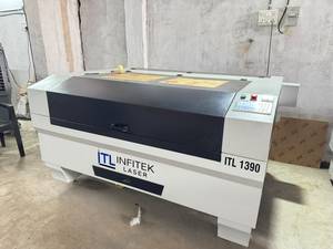ระบบแกะสลักและตัดด้วยเลเซอร์ CO2 รุ่น Infitek Industrial 1390 กำลัง 100W ระบายความร้อนด้วยน้ำ เครื่อง CNC ใหม่ รองรับไฟล์ DXF สำหรับงานไม้ หนัง MDF คุณภาพสูง - Product Image 1