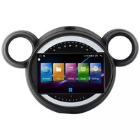 Lecteur multimédia automobile Android 12 4+64 Go pour BMW Mini R56 R60 Cooper 2007-2014 Stéréo Audio GPS Navigation DVD Vidéo