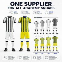 Tenues d'équipe personnalisées Elite Pro pour l'Académie de football – Kits d'entraînement multi-équipes pour clubs U10 et seniors – Prise en charge des commandes saisonnières