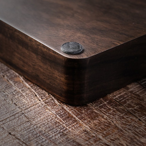 Ebony Teapot Stand Solid Wood Dry Brewing <b>Tray</b> Thickened <b>Tea</b> <b>Tray</b> Original Wood Heat Insulation Pad Stove Mat Accessories - Product Image 3