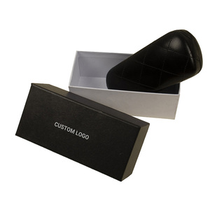 Estuche de <span class=keywords><strong>Gafas</strong></span> de Cuero de Primera Calidad de Marca Famosa, Caja de Papel con Logotipo Personalizado, Paño de Limpieza para <span class=keywords><strong>Gafas</strong></span>, Juego de Empaque para Lentes - Product Image 3