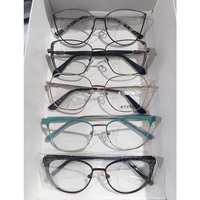 Lunettes de vue œil-de-chat tendance en métal, fabriquées en Chine, monture optique œil-de-chat de haute qualité, montures de lunettes pour femmes