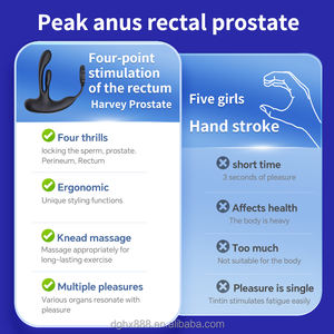 Nieuwe <span class=keywords><strong>2026</strong></span> lancering elektrische anale prostaat massager vibrator draadloze afstandsbediening voor vertraagde ejaculatie G-punt stimulatie - Product Image 4