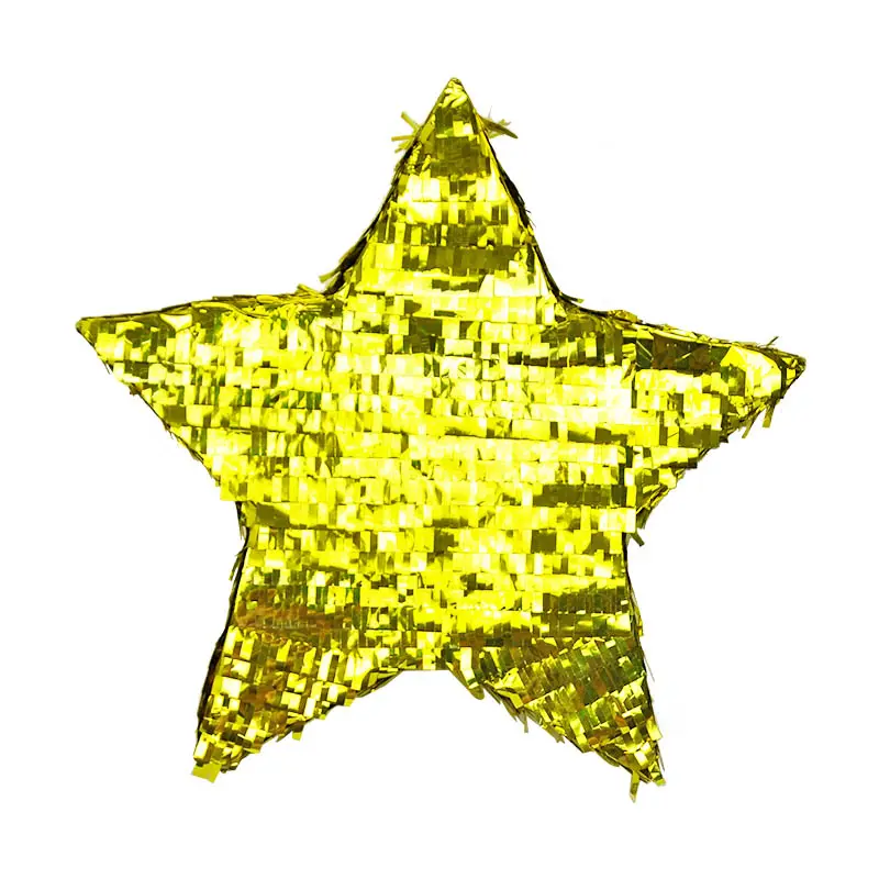 2021 new 12" Gold Foil Star Pinata kids birthday party supplies wedding decoration design cheap wholesale manufacturer