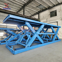 Plateforme élévatrice à ciseaux fixe sur mesure, robuste, de 1 à 10 tonnes, élévateur de marchandises hydraulique utilisant de l'acier haute résistance T700