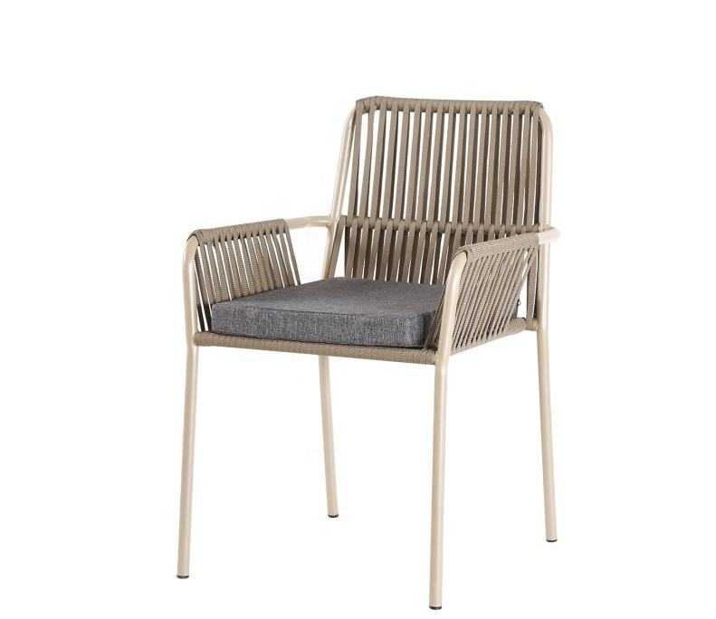 Cadeira de jantar estilo boho poltrona de vime cadeira de vime para móveis  de jantar sólida relaxante