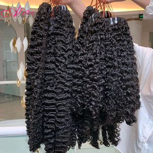 Cheveux vierges non traités de haute qualité 15A, alignés dans le sens de la cuticule, origine Vietnamienne et Cambodgienne, double épaisseur, ondulation naturelle, en paquet pour tissage - Product Image 2