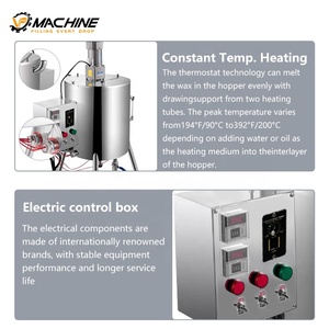 Vp 5-5000l dán nước hoa mỹ phẩm trộn máy thép không gỉ trộn Tank với chức năng sưởi ấm - Product Image 3