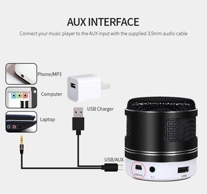 LAIMODA Mnini bajo <span class=keywords><strong>Parlante</strong></span> Bluetooth altavoces inalámbricos <span class=keywords><strong>DJ</strong></span> altavoz Subwoofers altavoz portátil inalámbrico de Karaoke - Product Image 2