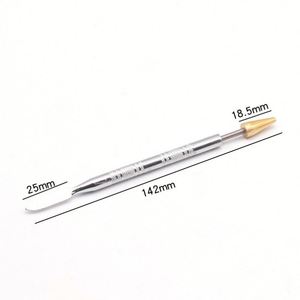 Applicateur de teinture et de colle pour bords DIY, outil de peinture rapide pour le cuir, double tête en laiton - Product Image 3