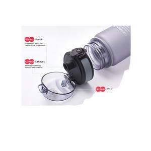 Bouteille d'eau de sport en plastique Tritan, anti-fuite, pour la salle de sport, les voyages, les activités de plein air et le camping, capacité de 500 ml - Product Image 5