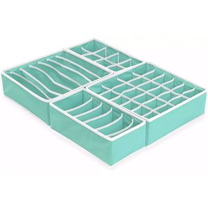 Bra Socks Underwear Drawer Organizer Clothes Socks Divider Fabric Foldable Wardrobe Cabinet Closet <b>Storage</b> <b>Box</b> Drawer Organizer - Product Image 3