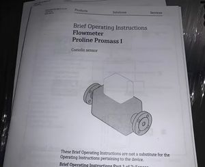 Originele digitale Coriolis-massameter met hoge nauwkeurigheid en regelaar Proline Promass I 300 voor water - Product Image 6