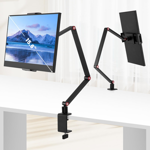 Portable <b>Tablet</b> <b>Stand</b> Holder Monitor <b>Stand</b> Holder Desk Mount with 360°Rotate Base Mobile Holder - Product Image 1