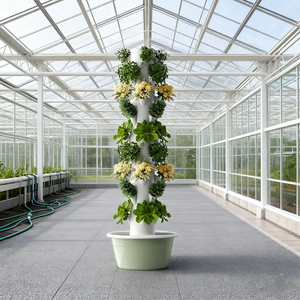 <span class=keywords><strong>Tour</strong></span> <span class=keywords><strong>de</strong></span> culture verticale pour l'intérieur et l'extérieur, pour <span class=keywords><strong>jardin</strong></span> potager, système d'aéroponie avec éclairage, système d'hydroponie - Product Image 2
