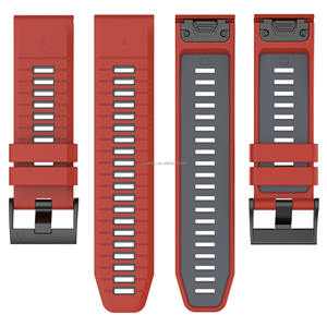Nueva Correa de Silicona de Doble Color con Hebilla de Presión para <span class=keywords><strong>Reloj</strong></span> Deportivo Garmin Fenix 7 Pro 22mm 26mm, Compatible con Fenix 5X 6X, 2025 - Product Image 5