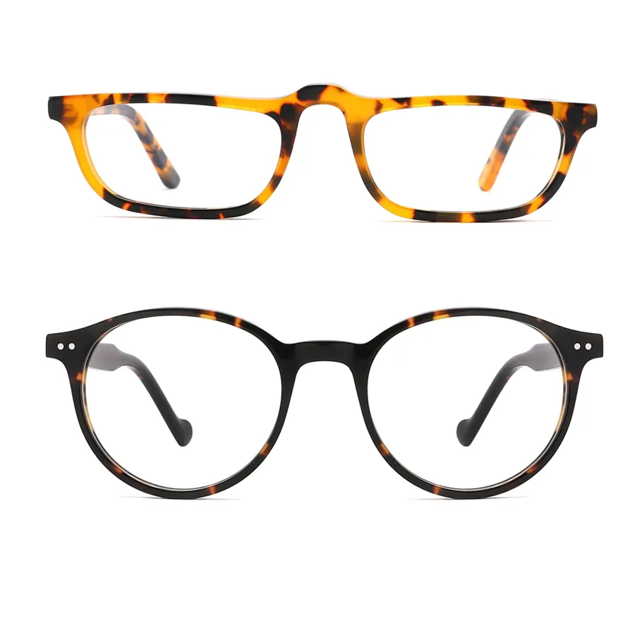 古典的なアセテート光学フレームルネット眼鏡老眼鏡サンプル卸売中国製女性と男性のスタイルMOQなし