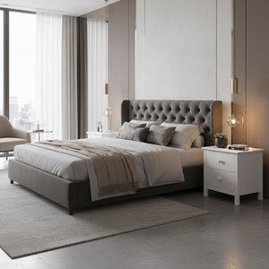 Bedroom <b>Night</b> Table Solid Pine Wood Trunk Style <b>Night</b> <b>stand</b> in Coffee Color Modern Design Cascara From Vietnam - Product Image 3