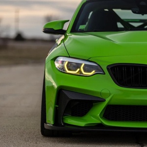 Module de phare DRL de style CSL avec panneau LED jaune M2 pour BMW Série 2 F22 F23 F87 LCI - Product Image 3