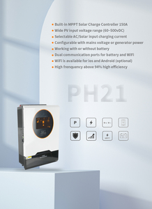 Ske 8KW 10KW Hệ thống biến tần 48V kép lai năng lượng mặt trời <span class=keywords><strong>2</strong></span> MPPT lai biến tần năng lượng mặt trời CHARGE <span class=keywords><strong>CONTROLLER</strong></span> và biến tần được xây dựng trong Wifi - Product Image 4