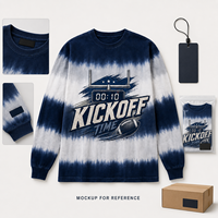 Chemise à manches longues surdimensionnée personnalisée en coton 100% pour équipe de football, vêtements de club sportif, fabricant OEM ODM, marque privée
