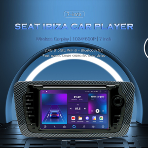 Reproductor Multimedia de DVD para coche Android 13 de 7 pulgadas para <span class=keywords><strong>Seat</strong></span> <span class=keywords><strong>Ibiza</strong></span> <span class=keywords><strong>6j</strong></span> 2009-2013 <span class=keywords><strong>Radio</strong></span> de coche con CarPlay Android Auto 4G Lte - Product Image 5