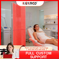 Panneau de luminothérapie LED rouge ILUXRED, stock US, 1200/945 LED, grande taille avec support, pour usage domestique et en salle de sport