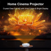Projecteur mobile 1080P ODM OEM, vidéoprojecteur intelligent, 220 lumens, WIFI sans fil, TV, film, projecteur portable Android