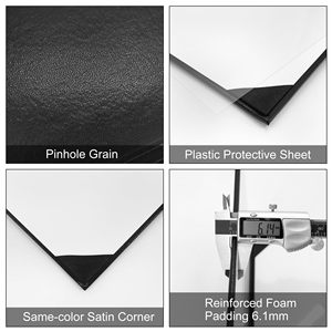 Protège-diplôme multi-angles en cuir personnalisable avec logo OEM pour certificats et diplômes - Product Image 3