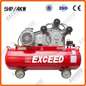 Compresor de Aire de Pistón Reciprocante APCOM 4KW/5HP, 380V Monofásico, 220V, 8 bar, Refrigerado por Aire, Compresores de Aire Industriales Portátiles - Product Image 2