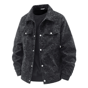 Nouvelle Veste en Velours Côtelé Slim Fit pour Hommes Jeunes et d'Âge Moyen 2025 – Manteau Tendance Style Lapel Décontracté avec Fermeture Éclair pour l'Automne - Product Image 1