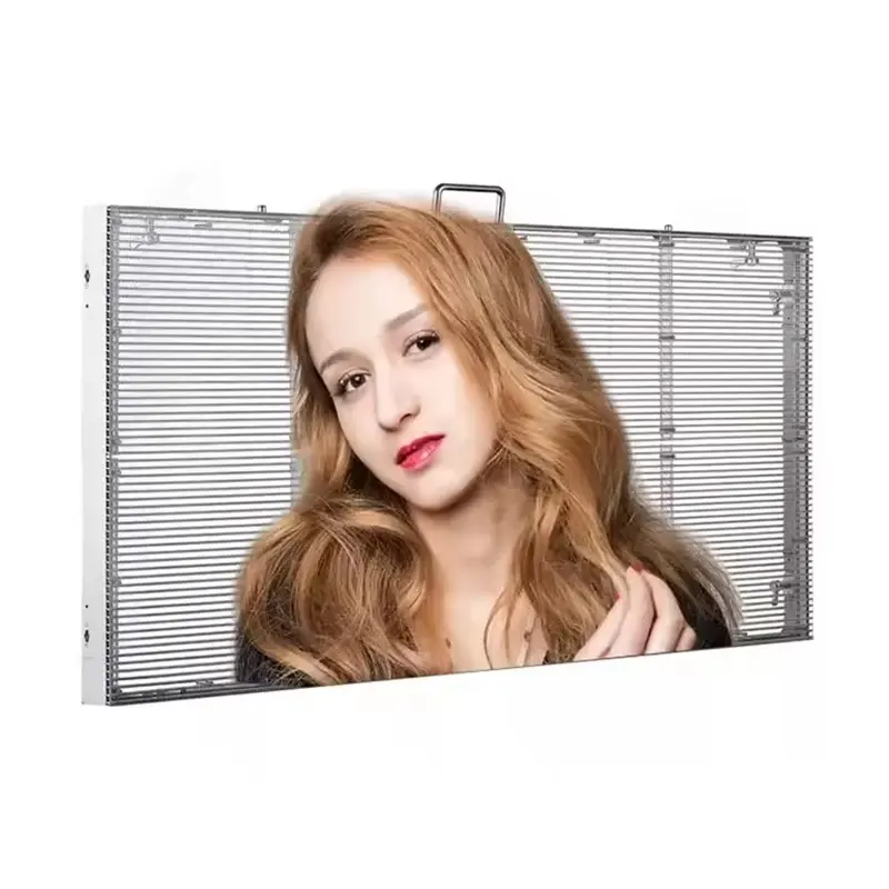 P3.91-7.82 Painel LED para interior Home Transparente LED para publicidade