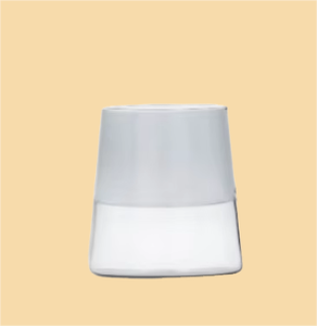 Bicchieri di vetro a forma di cono 400ml borosilicato soffiato a bocca su misura - Product Image 3