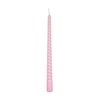 Bougies en cire de paraffine coniques longues en spirale, 10 pouces, dégradé rouge brillant, sans fumée, style élégant, pour décoration intérieure, dîner, mariage, Noël