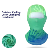 Pasamontañas para Exteriores Resistente al Viento, con Cambio de Color Sensible a la Temperatura, Gorro Térmico Sensible al Calor para Unisex