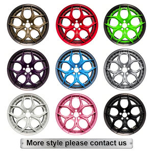 Llantas de aluminio forjadas de 2 piezas personalizadas de bronce negro, llantas de coche deportivo de carreras para Mercedes Benz Bmw Audi Ferrari Rolls <span class=keywords><strong>Royce</strong></span> - Product Image 3