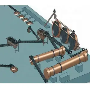 Neuer Typ organische Düngemaschine, Düngemittelfabrik mit Produktion von organischen Düngemitteln