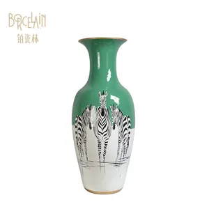 Professional manufacturer wholesale vintage custom ceramic tall floor vase large