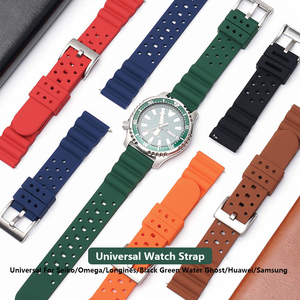 Bracelets de montre colorés en <span class=keywords><strong>silicone</strong></span>, <span class=keywords><strong>bracelet</strong></span> de montre 20 mm 22 mm, <span class=keywords><strong>bracelet</strong></span> de montre en caoutchouc à libération rapide pour montre <span class=keywords><strong>Seiko</strong></span> - Product Image 2