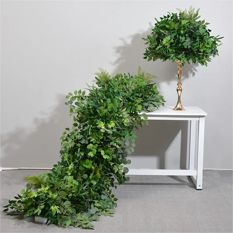 I541 чистые Зеленые растения искусственные цветы шар Настольный арочный Декор на открытом воздухе