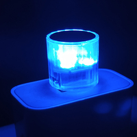 AlcantaLED Lumière Ambiante LED USB pour Voiture, Lampes Décoratives Mini Atmosphère pour l'Intérieur, Lumière Portable pour Voiture, Plug and Play