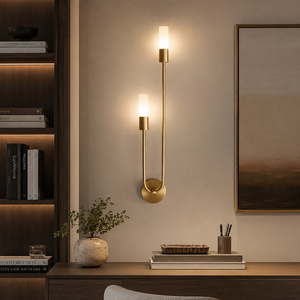 <span class=keywords><strong>Applique</strong></span> <span class=keywords><strong>murale</strong></span> LED dorée en cuivre moderne BGST, forme en U, pour porche, couloir, chevet, allée - Product Image 1