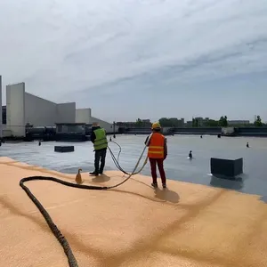 Beton çatı poliüre su yalıtım kaplama yama boşlukları çatı kaplama asfalt su geçirmez kaplama yerine